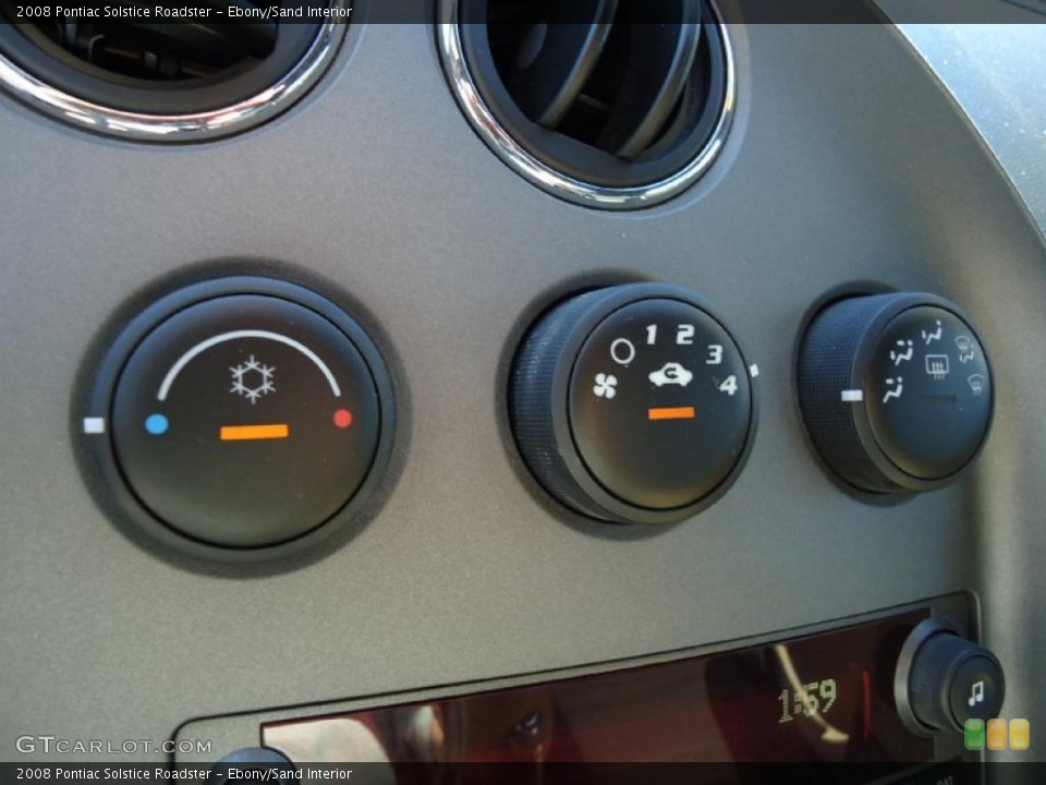 Ebony/Sand Interior Controls for the 2008 Pontiac Solstice Roadster #39710659