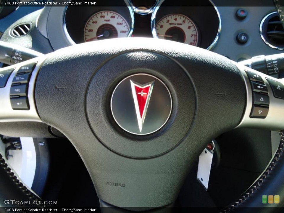 Ebony/Sand Interior Steering Wheel for the 2008 Pontiac Solstice Roadster #39710687