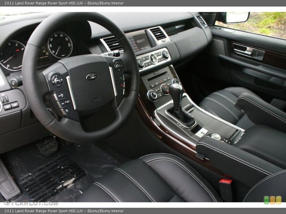 Ebony/Ebony Interior Prime Interior for the 2011 Land Rover Range Rover Sport HSE LUX #39713039