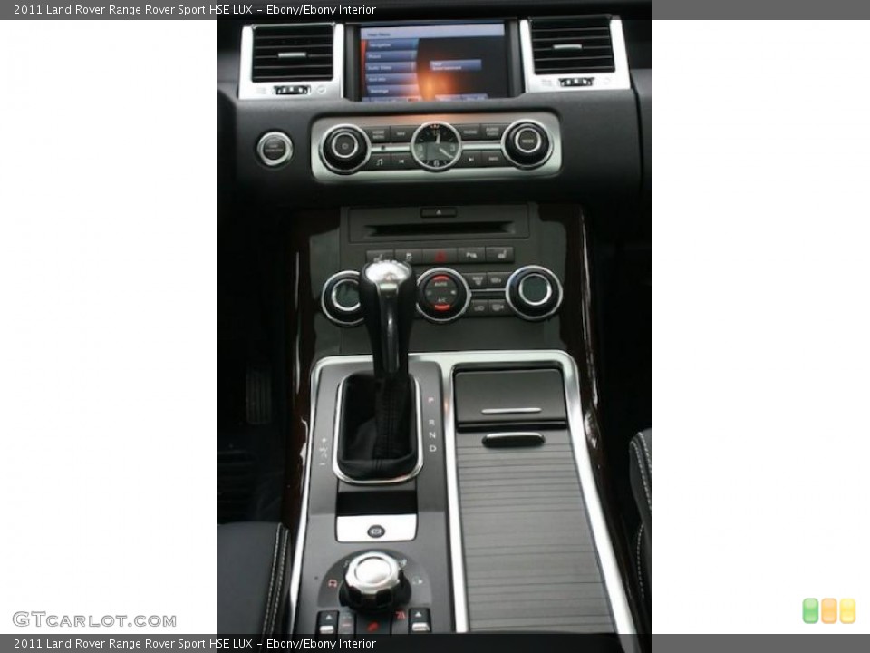 Ebony/Ebony Interior Controls for the 2011 Land Rover Range Rover Sport HSE LUX #39713079