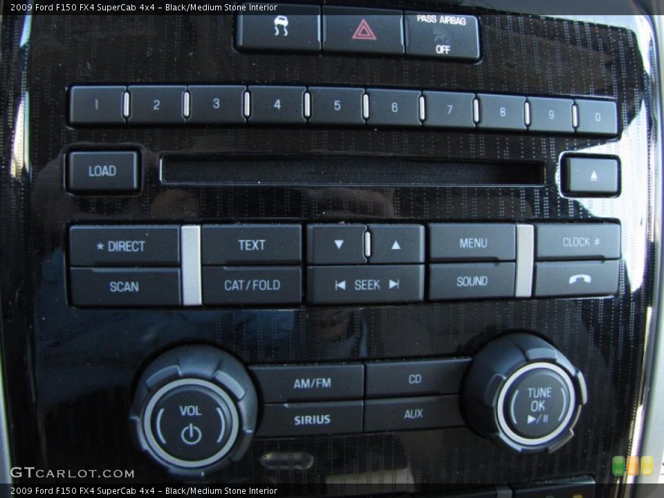 Black/Medium Stone Interior Controls for the 2009 Ford F150 FX4 SuperCab 4x4 #39717371