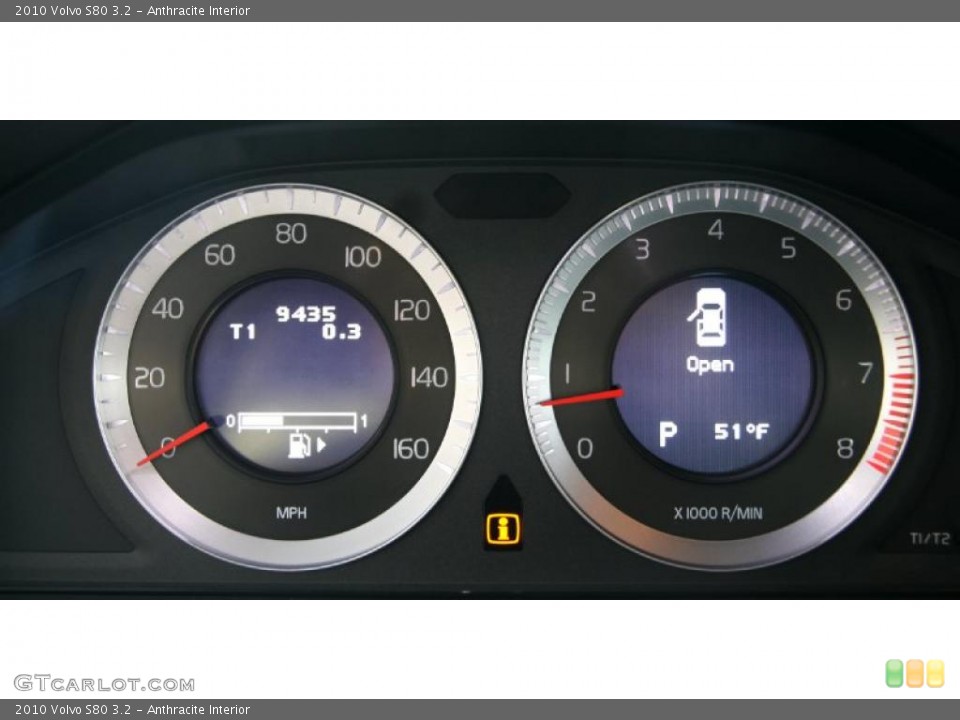 Anthracite Interior Gauges for the 2010 Volvo S80 3.2 #39717591