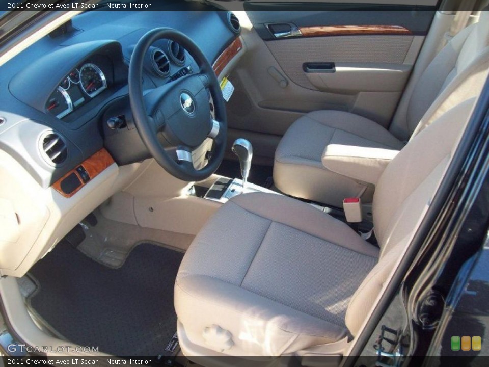 Neutral Interior Prime Interior for the 2011 Chevrolet Aveo LT Sedan #39717615