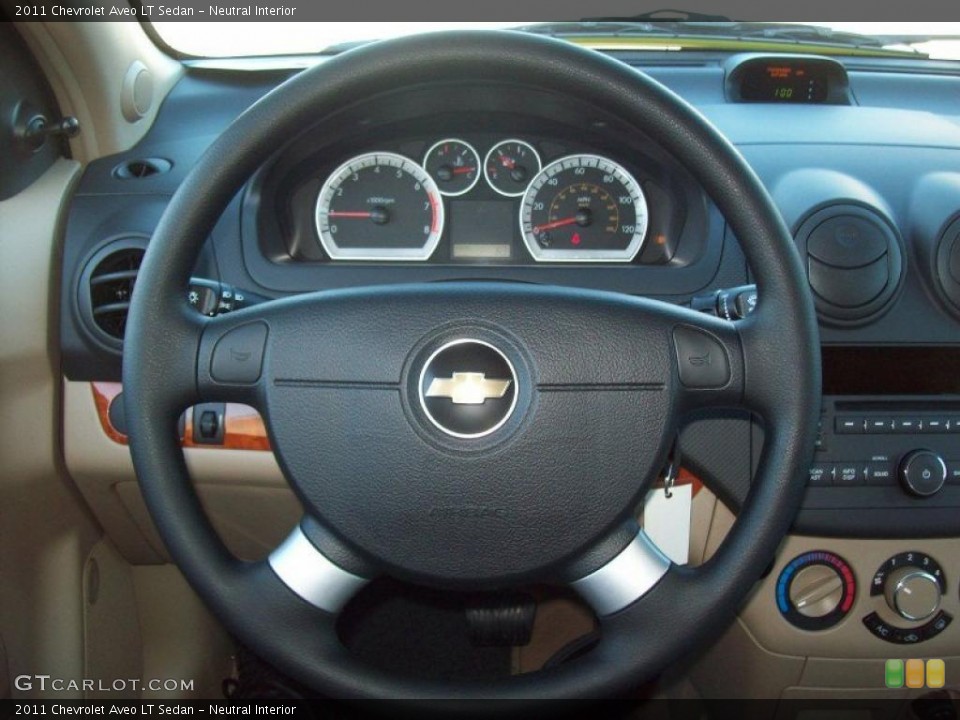 Neutral Interior Steering Wheel for the 2011 Chevrolet Aveo LT Sedan #39718059