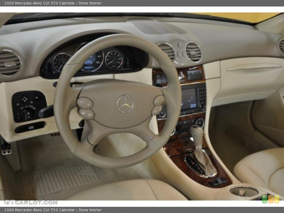 Stone Interior Photo for the 2009 Mercedes-Benz CLK 550 Cabriolet #39719287