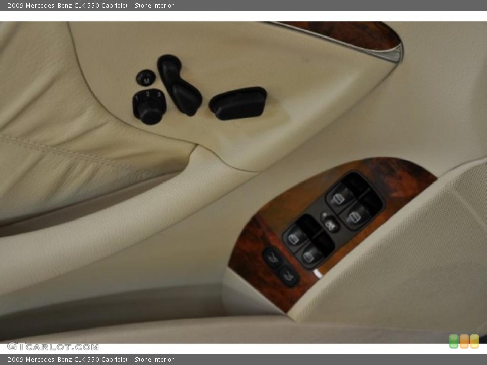 Stone Interior Controls for the 2009 Mercedes-Benz CLK 550 Cabriolet #39719343