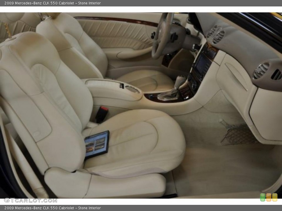 Stone Interior Photo for the 2009 Mercedes-Benz CLK 550 Cabriolet #39719407