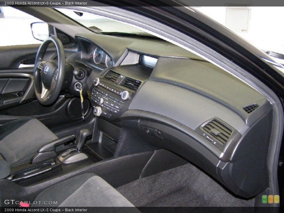 Black Interior Dashboard for the 2009 Honda Accord LX-S Coupe #39722563