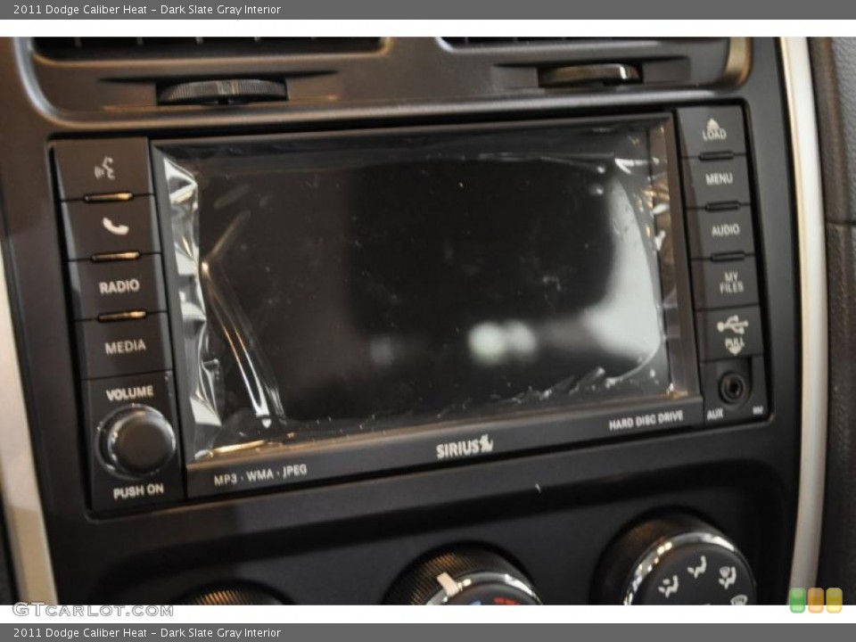 Dark Slate Gray Interior Navigation for the 2011 Dodge Caliber Heat #39724307