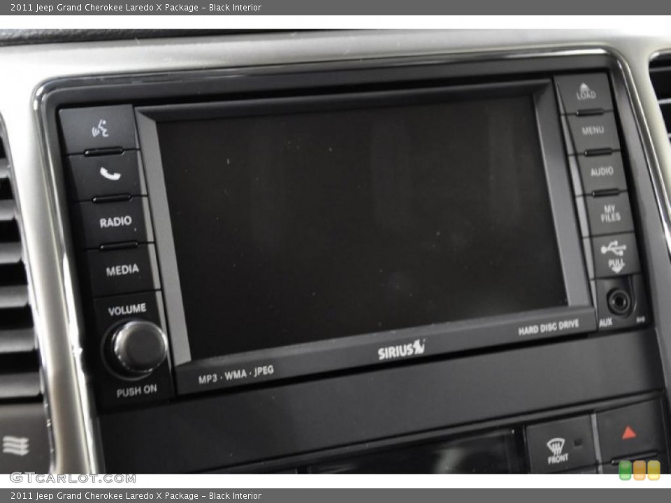 Black Interior Navigation for the 2011 Jeep Grand Cherokee Laredo X Package #39724647