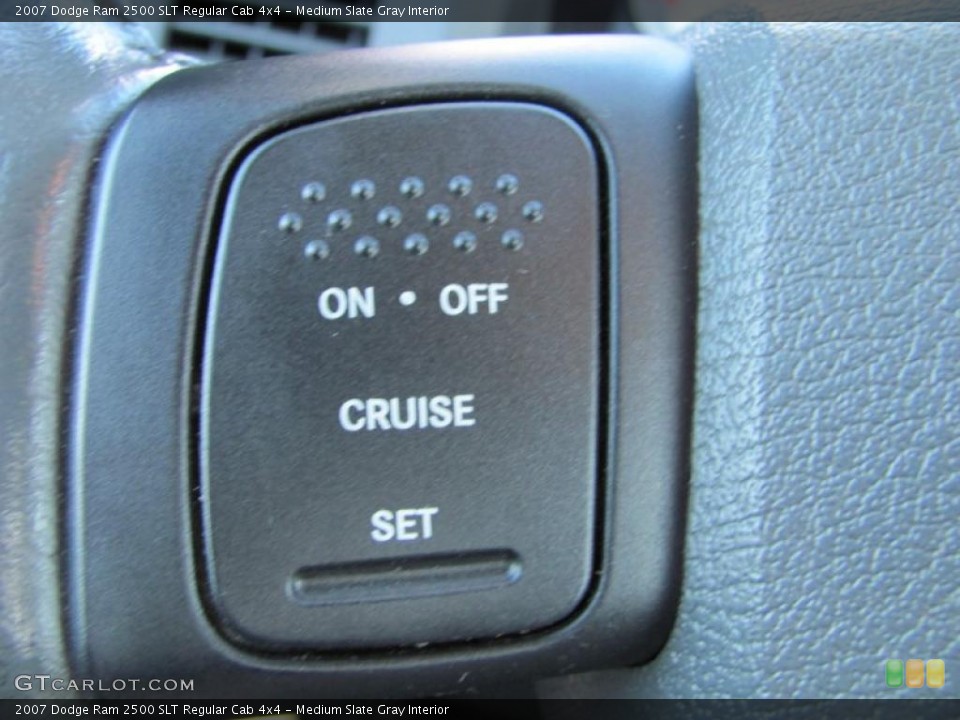 Medium Slate Gray Interior Controls for the 2007 Dodge Ram 2500 SLT Regular Cab 4x4 #39727011