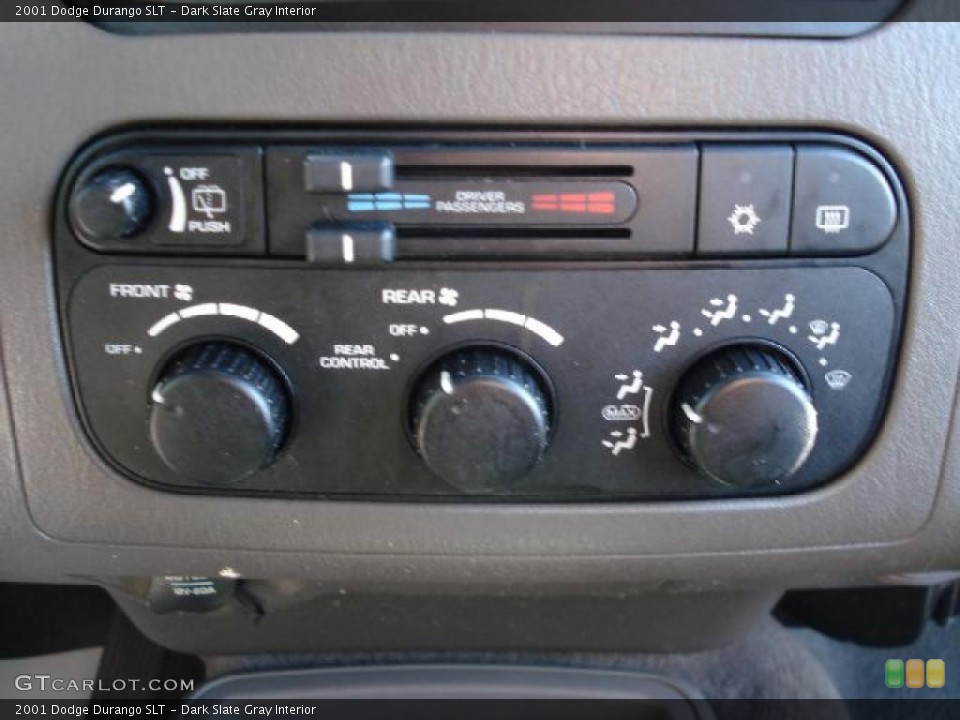 Dark Slate Gray Interior Controls for the 2001 Dodge Durango SLT #39730445