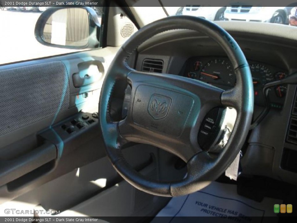 Dark Slate Gray Interior Steering Wheel for the 2001 Dodge Durango SLT #39730457