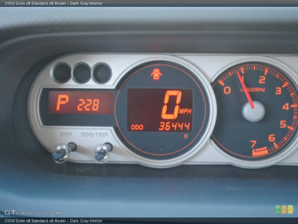 Dark Gray Interior Gauges for the 2009 Scion xB  #39730625