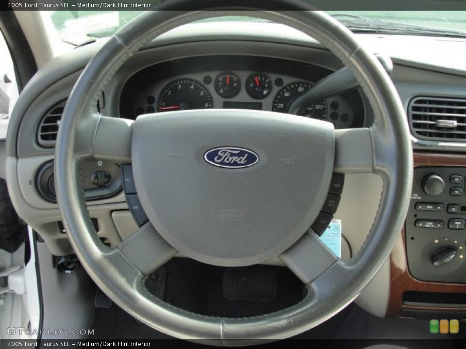 Medium/Dark Flint Interior Steering Wheel for the 2005 Ford Taurus SEL #39732055