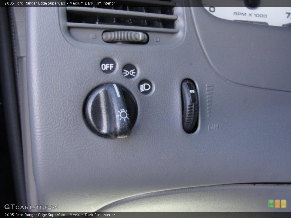 Medium Dark Flint Interior Controls for the 2005 Ford Ranger Edge SuperCab #39732952