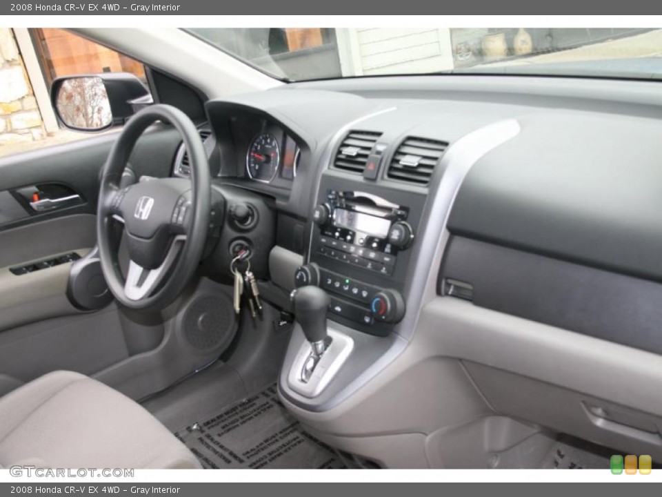 Gray Interior Photo for the 2008 Honda CR-V EX 4WD #39733360