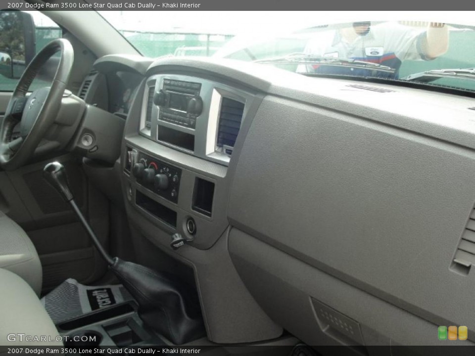 Khaki Interior Dashboard for the 2007 Dodge Ram 3500 Lone Star Quad Cab Dually #39733509