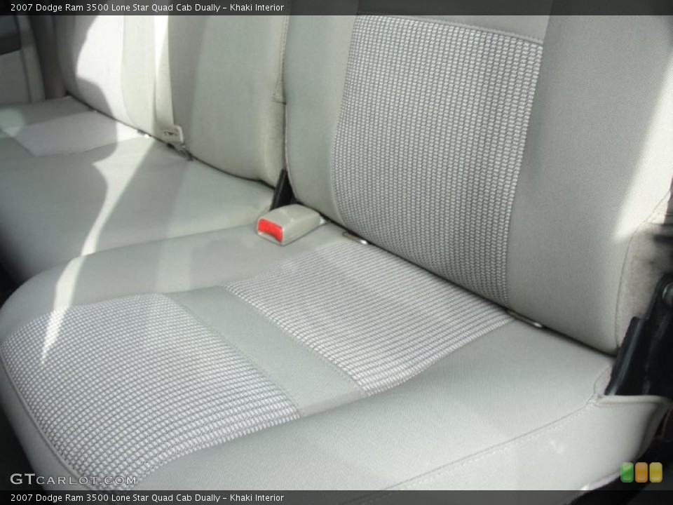 Khaki Interior Photo for the 2007 Dodge Ram 3500 Lone Star Quad Cab Dually #39733605