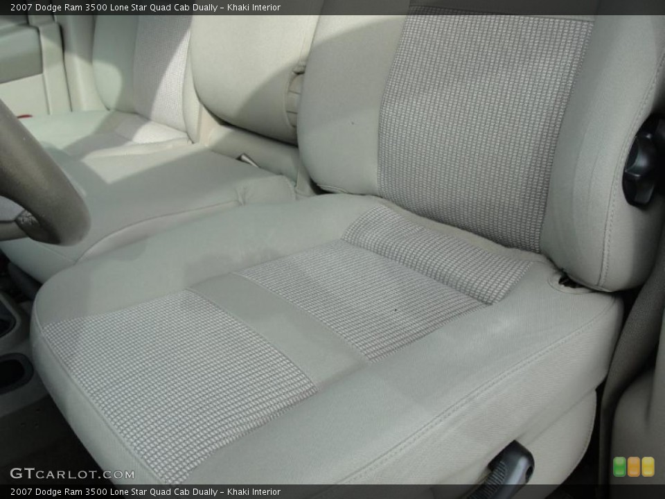 Khaki Interior Photo for the 2007 Dodge Ram 3500 Lone Star Quad Cab Dually #39733649