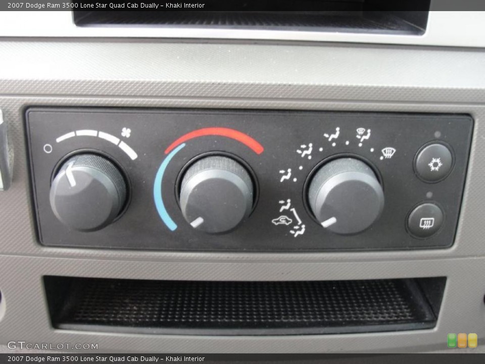 Khaki Interior Controls for the 2007 Dodge Ram 3500 Lone Star Quad Cab Dually #39733725