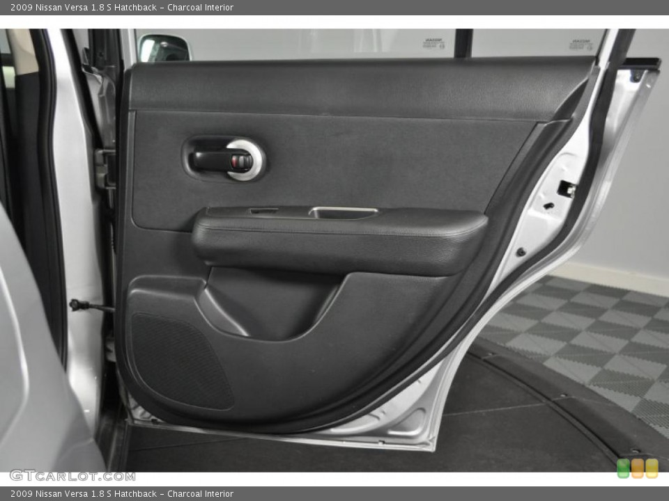 Charcoal Interior Door Panel for the 2009 Nissan Versa 1.8 S Hatchback #39734256