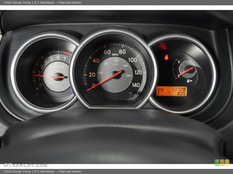 Charcoal Interior Gauges for the 2009 Nissan Versa 1.8 S Hatchback #39734387
