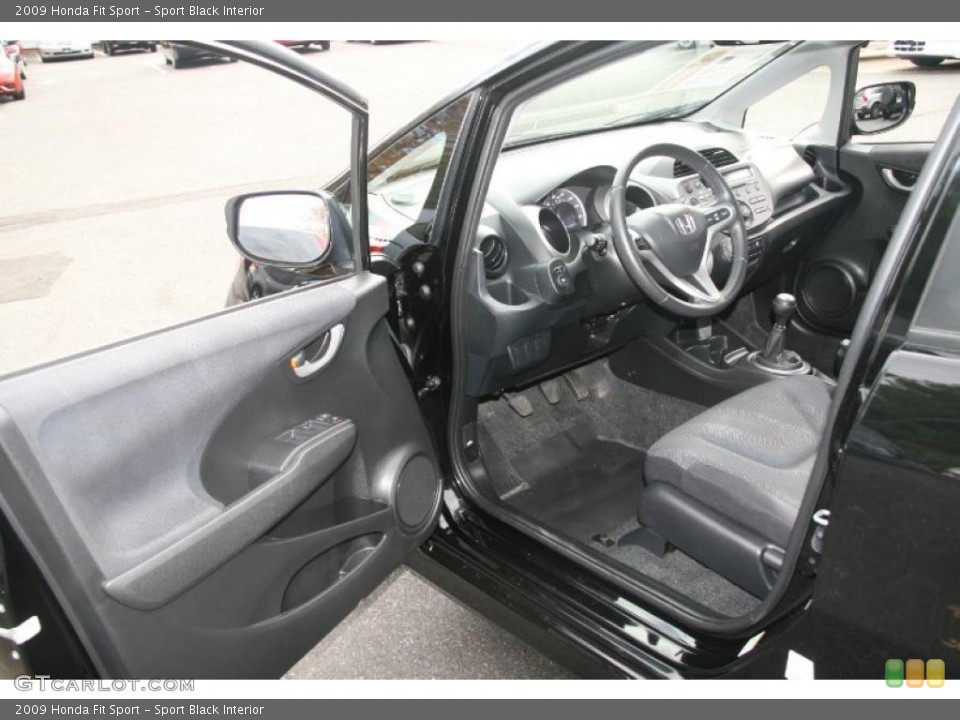 Sport Black Interior Photo for the 2009 Honda Fit Sport #39734467