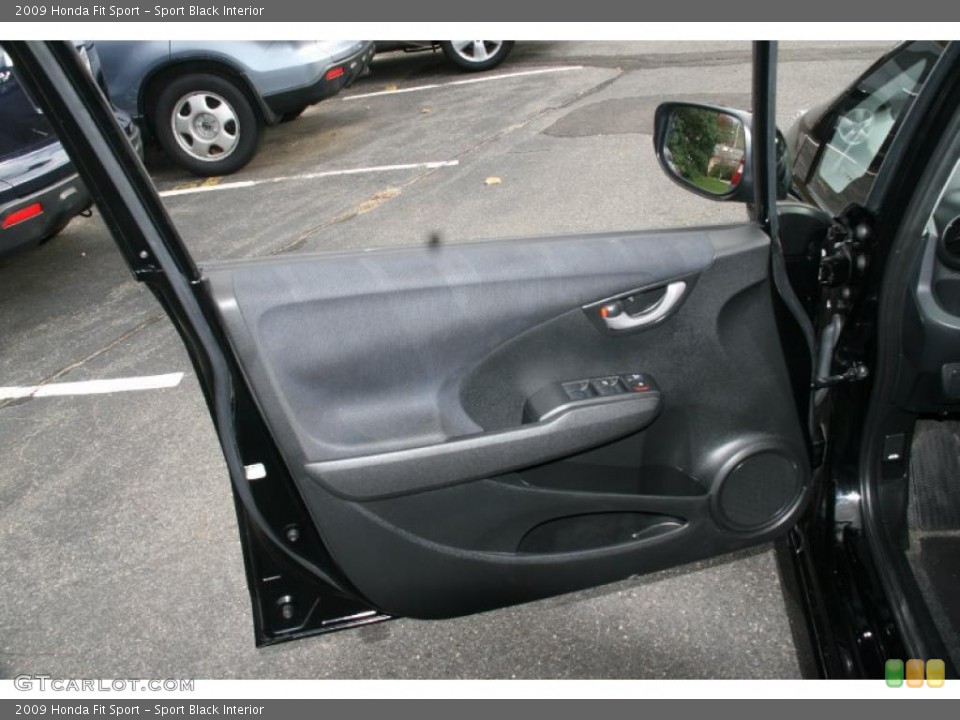 Sport Black Interior Door Panel for the 2009 Honda Fit Sport #39734503