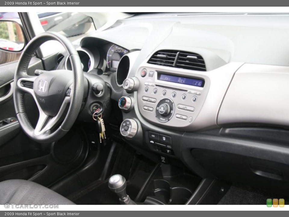 Sport Black Interior Dashboard for the 2009 Honda Fit Sport #39734547