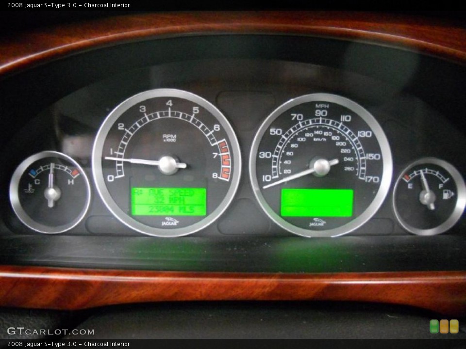Charcoal Interior Gauges for the 2008 Jaguar S-Type 3.0 #39735993