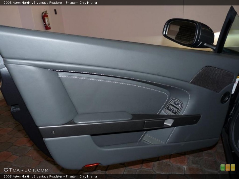 Phantom Grey Interior Door Panel for the 2008 Aston Martin V8 Vantage Roadster #39737705