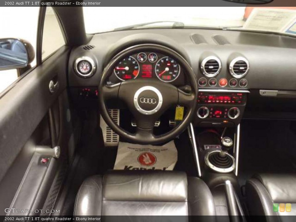 Ebony Interior Dashboard for the 2002 Audi TT 1.8T quattro Roadster #39743142