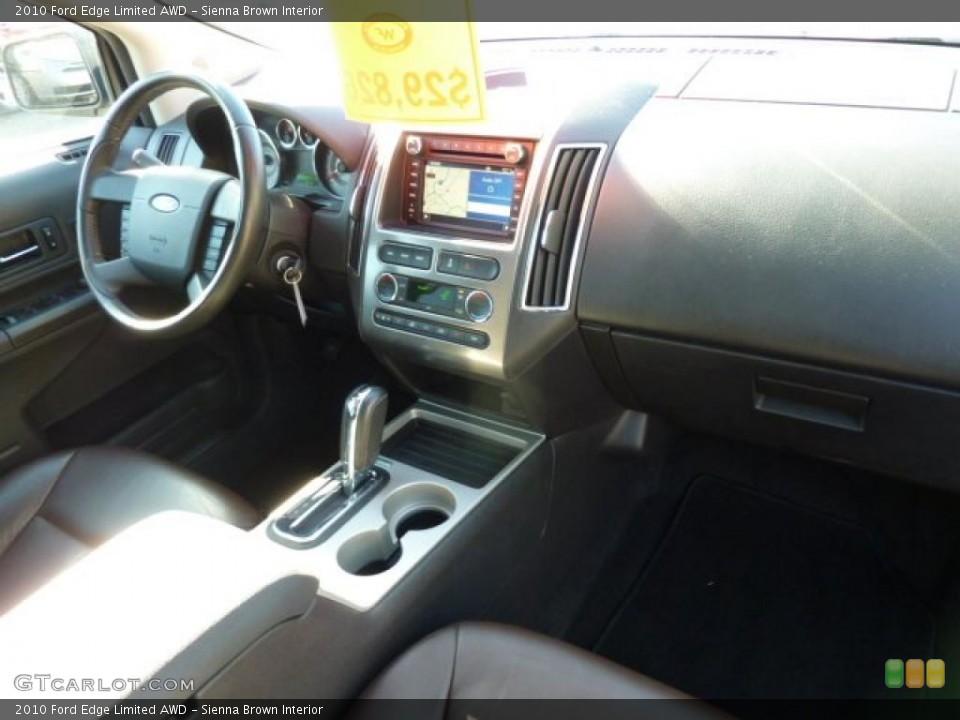 Sienna Brown Interior Dashboard for the 2010 Ford Edge Limited AWD #39744786