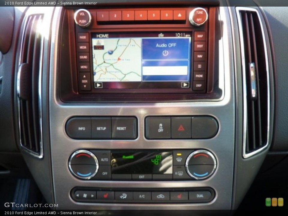 Sienna Brown Interior Navigation for the 2010 Ford Edge Limited AWD #39744794