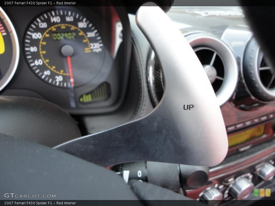 Red Interior Controls for the 2007 Ferrari F430 Spider F1 #39746898