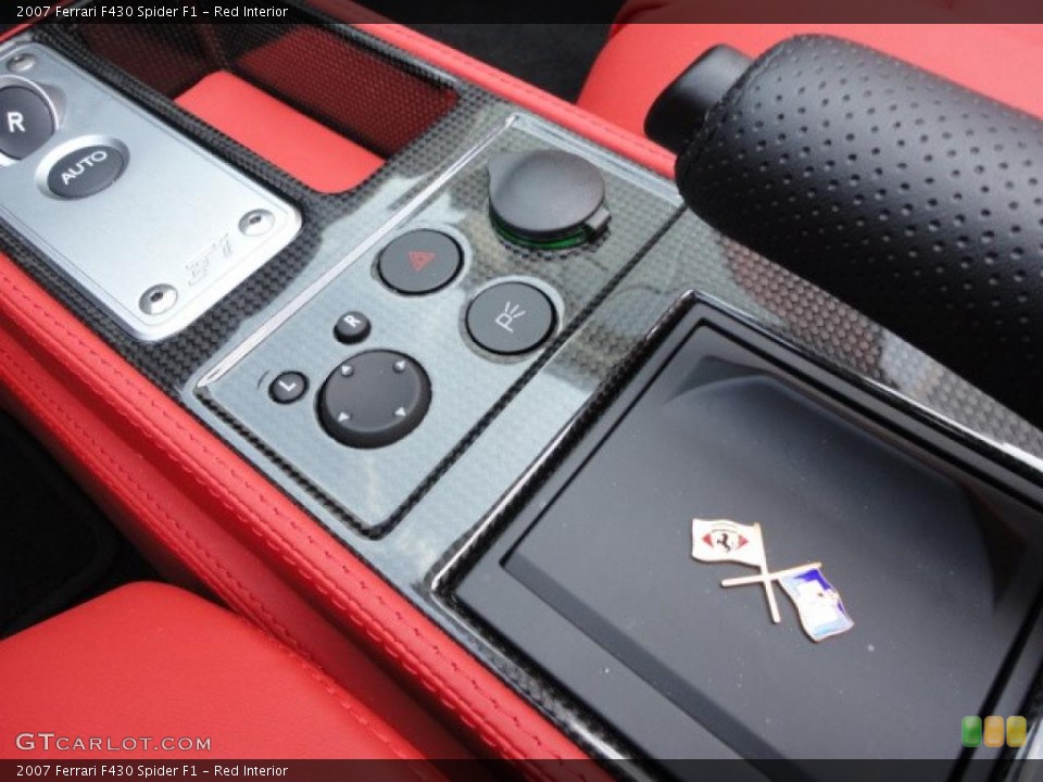 Red Interior Controls for the 2007 Ferrari F430 Spider F1 #39746990
