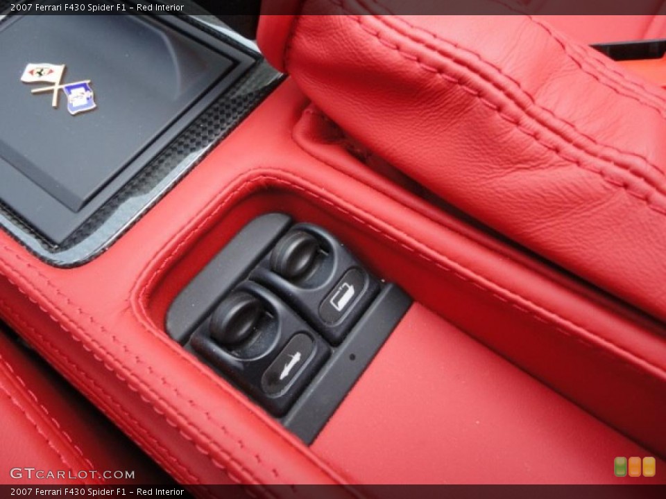 Red Interior Controls for the 2007 Ferrari F430 Spider F1 #39747006