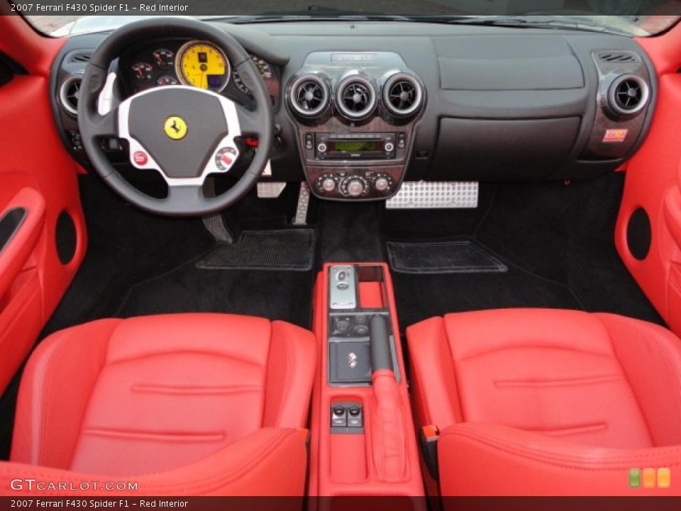 Red Interior Prime Interior For The 2007 Ferrari F430 Spider