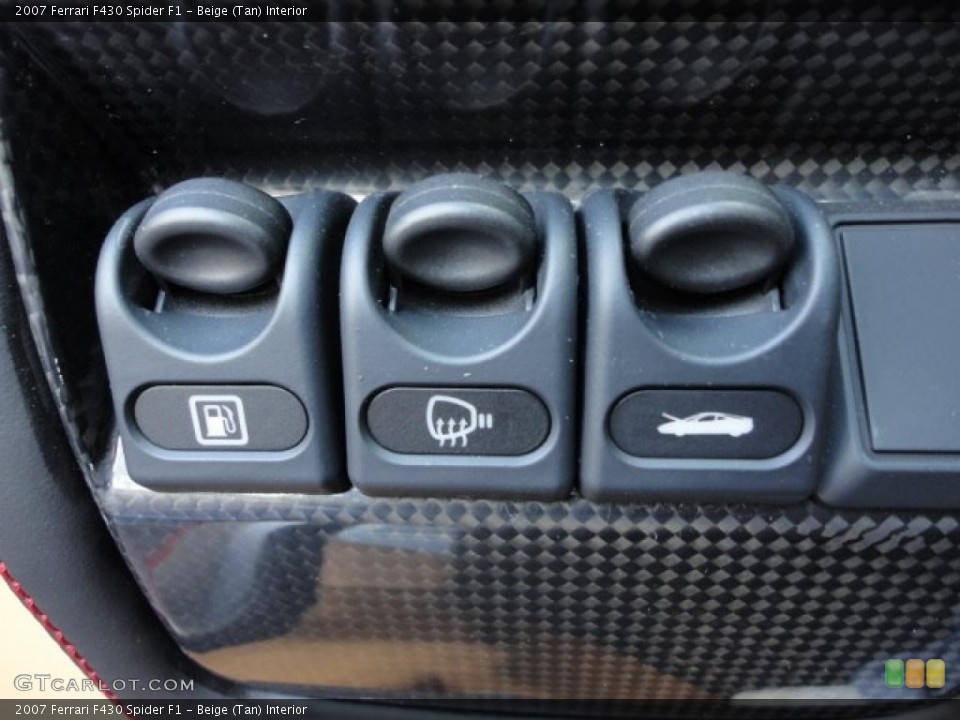 Beige (Tan) Interior Controls for the 2007 Ferrari F430 Spider F1 #39747514