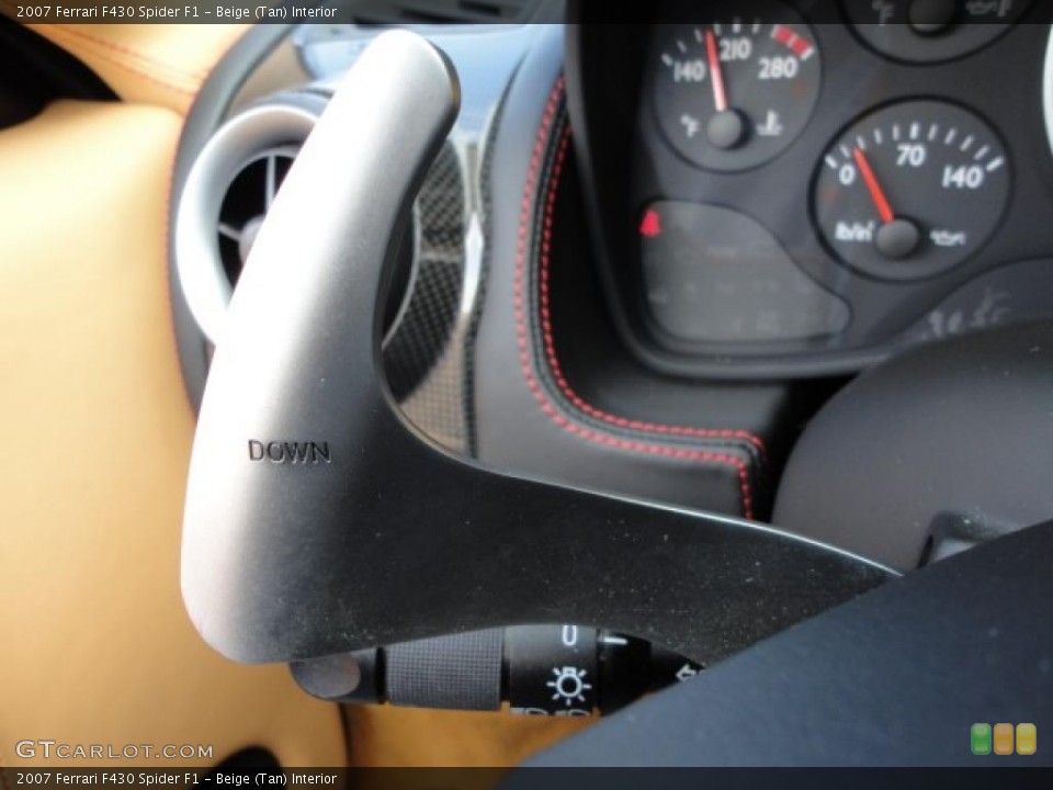 Beige (Tan) Interior Controls for the 2007 Ferrari F430 Spider F1 #39747654