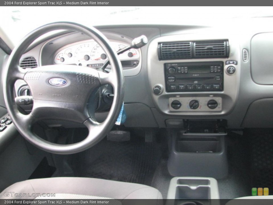 Medium Dark Flint Interior Dashboard for the 2004 Ford Explorer Sport Trac XLS #39748342