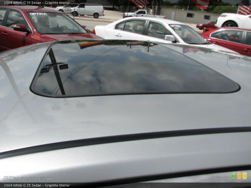 Graphite Interior Sunroof for the 2004 Infiniti G 35 Sedan #39748722