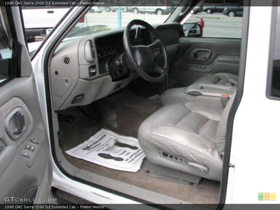 Pewter 1998 GMC Sierra 1500 Interiors