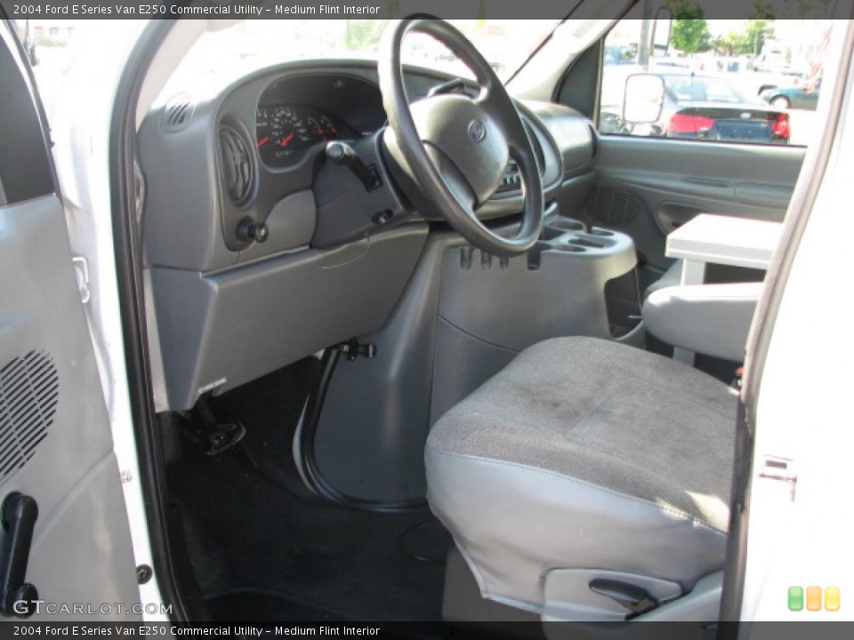 Medium Flint Interior Photo for the 2004 Ford E Series Van E250 Commercial Utility #39750234