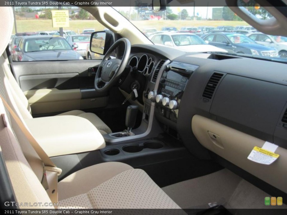 Graphite Gray Interior Photo for the 2011 Toyota Tundra SR5 Double Cab #39750950