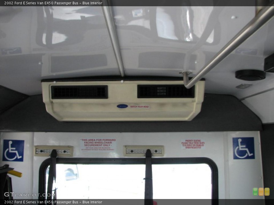 Blue Interior Photo for the 2002 Ford E Series Van E450 Passenger Bus #39751958