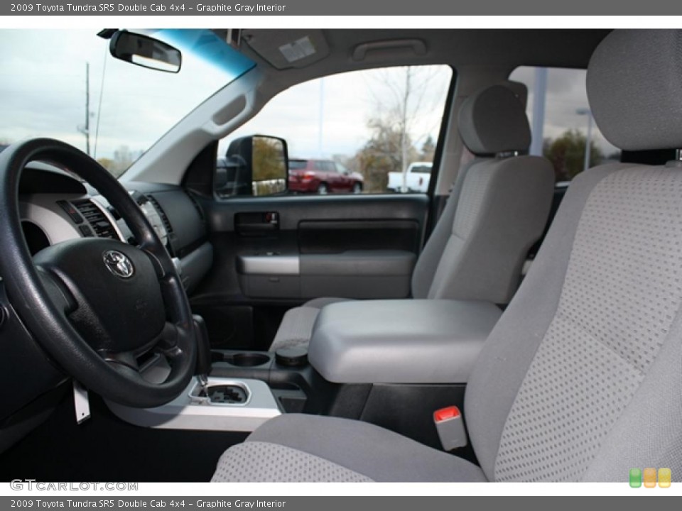 Graphite Gray Interior Photo for the 2009 Toyota Tundra SR5 Double Cab 4x4 #39753382