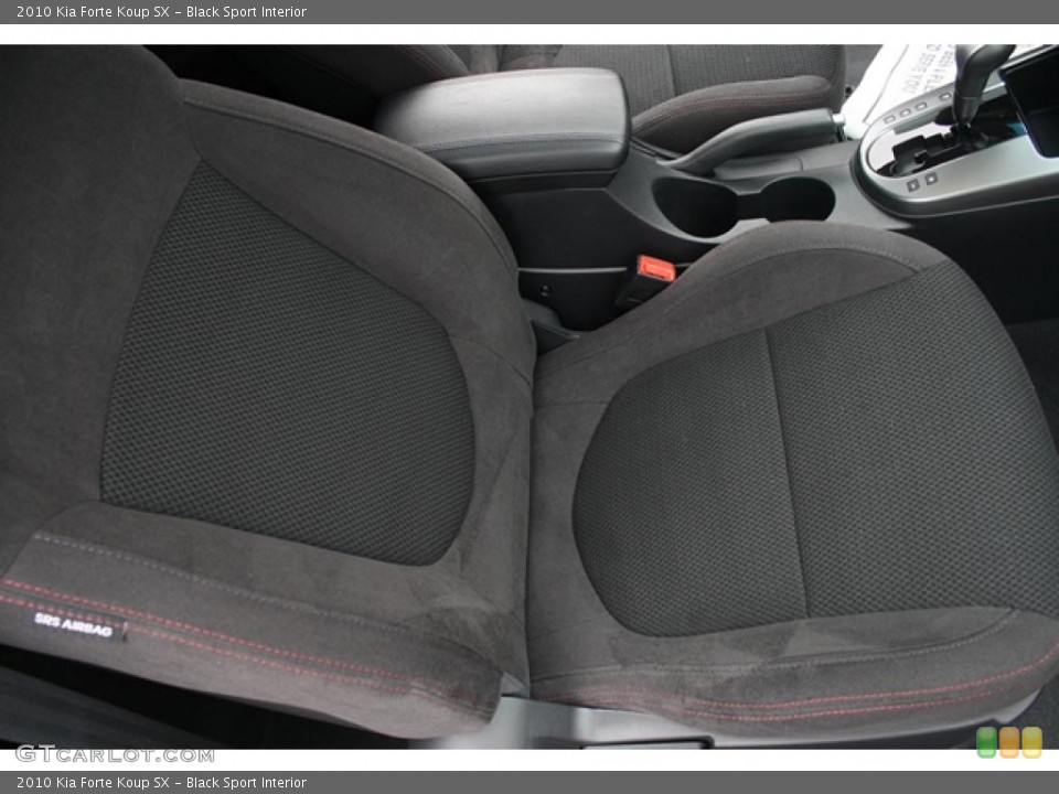 Black Sport Interior Photo for the 2010 Kia Forte Koup SX #39754050