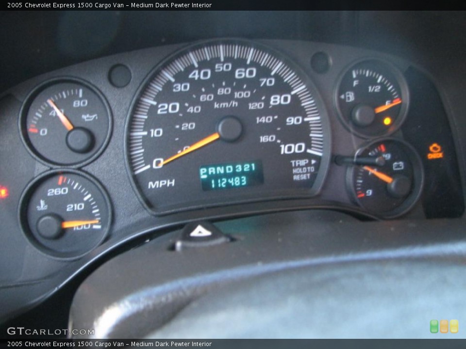 Medium Dark Pewter Interior Gauges for the 2005 Chevrolet Express 1500 Cargo Van #39754366